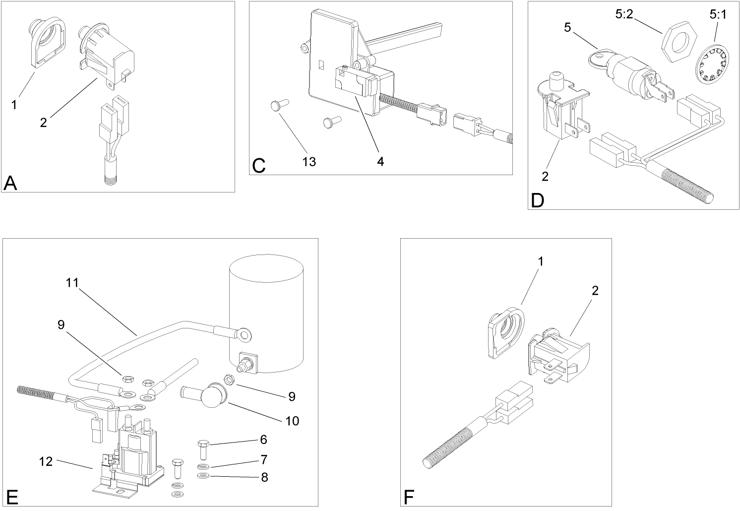 Electrical Switch No. 1 Assembly