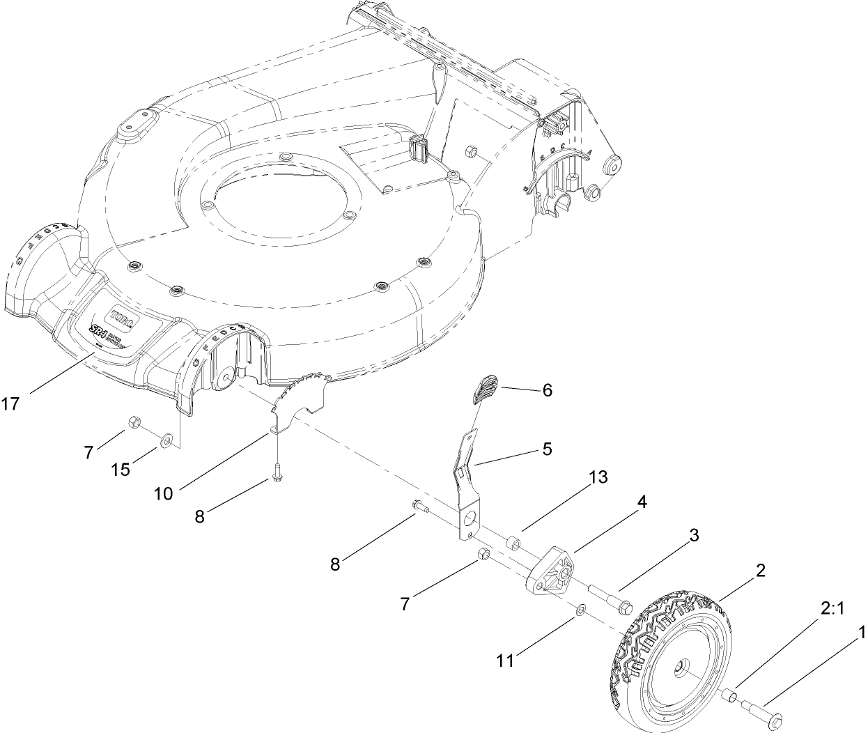 Height-of-Cut and Front Wheel Assembly