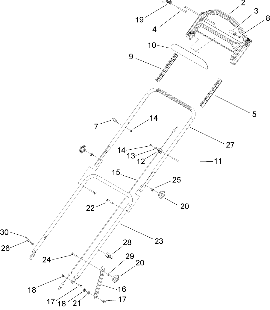 Handle and Speed Control Assembly