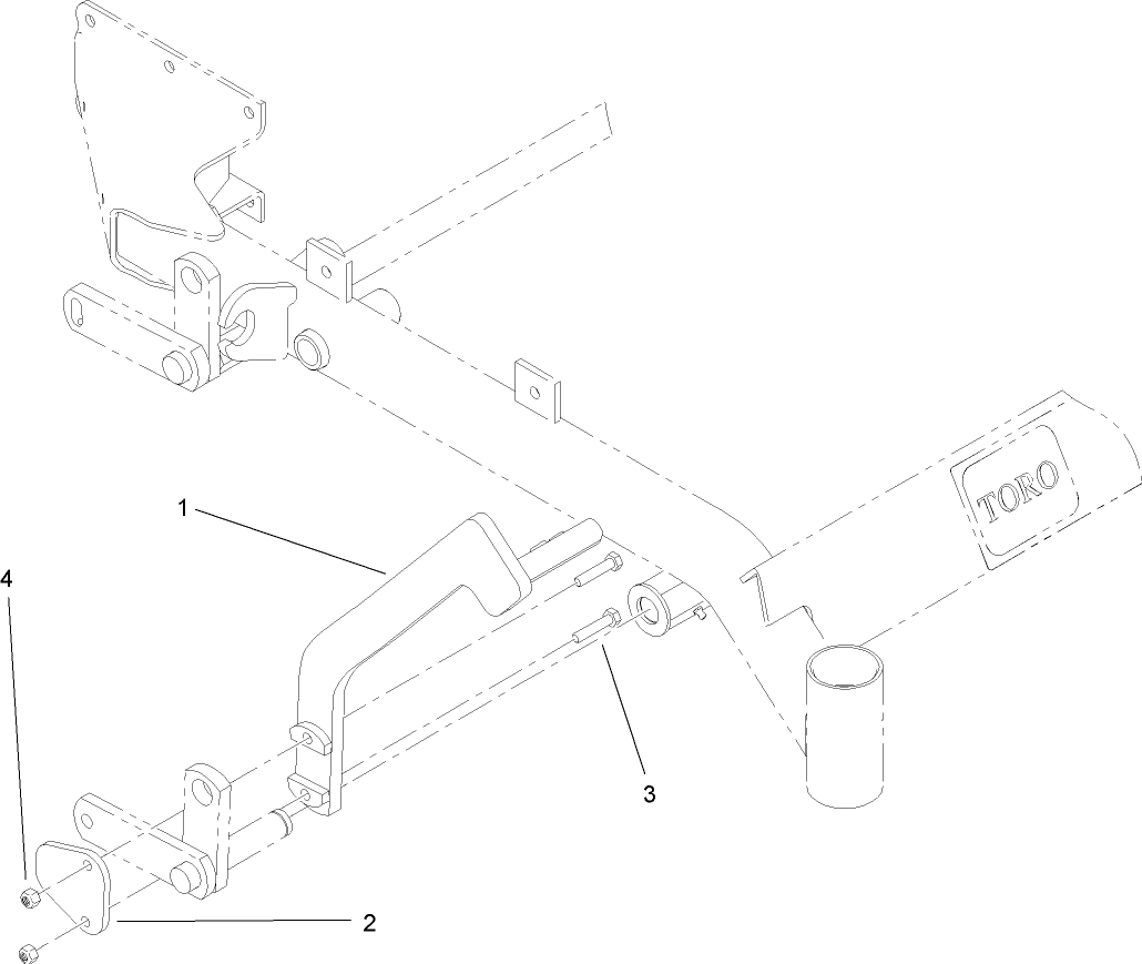 Mower Deck Lift Assist Kit Assembly