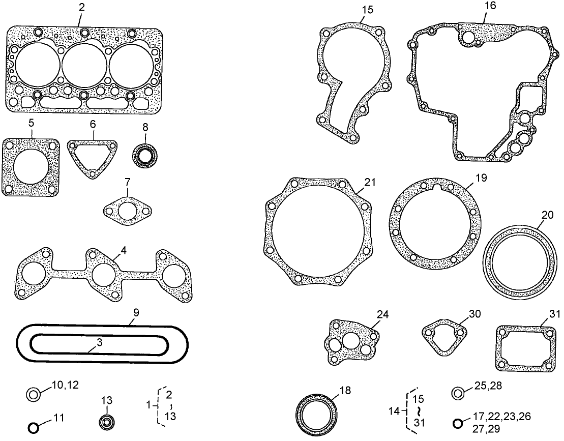 Gasket Kit Assemblies