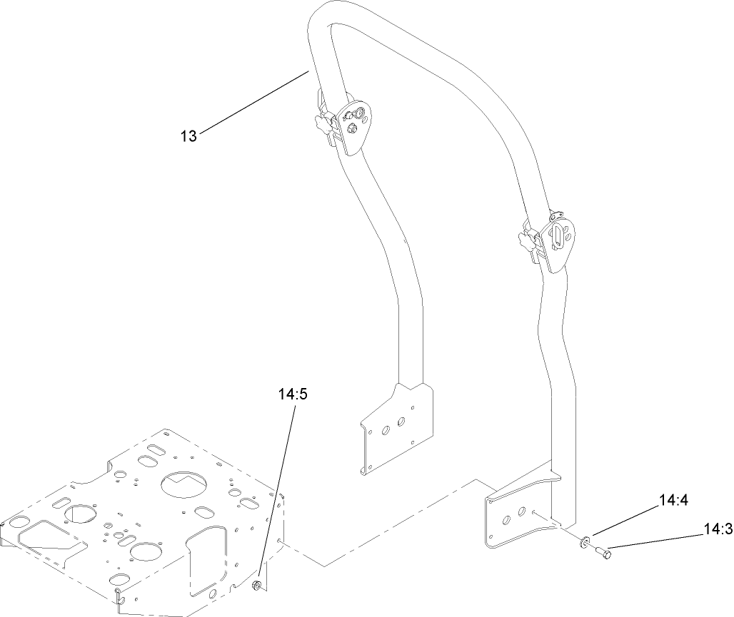 Roll-Over-Protection-System Assembly