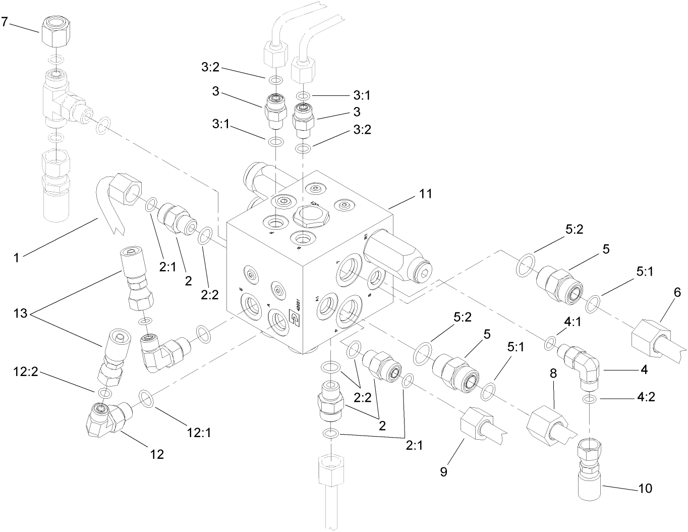 Counterbalance Manifold Installation Assembly