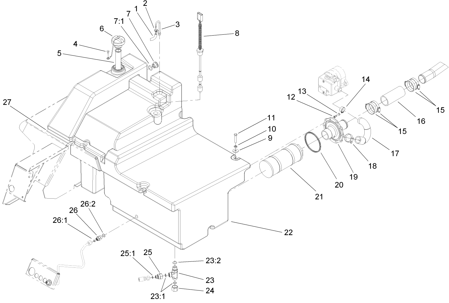 Hydraulic Tank Assembly