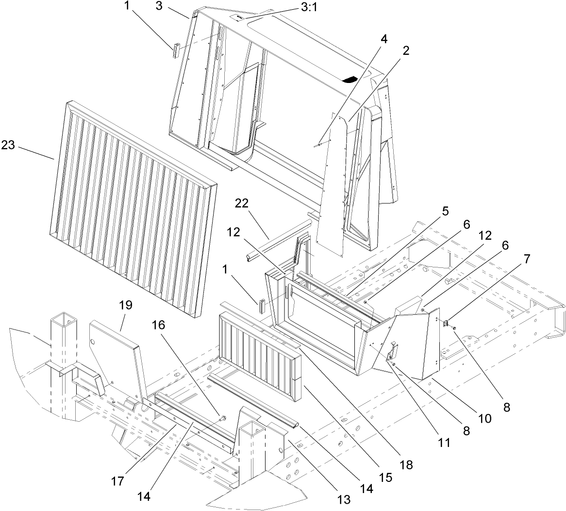 Cowl and Screen Assembly