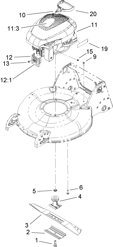 Blade and Engine Assembly