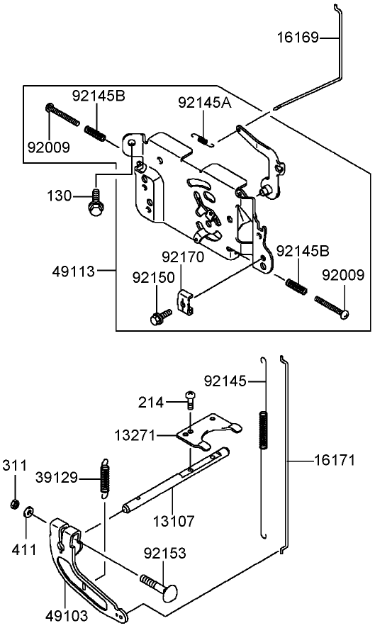 Control Equipment Assembly  Kawasaki FH541V-AS50