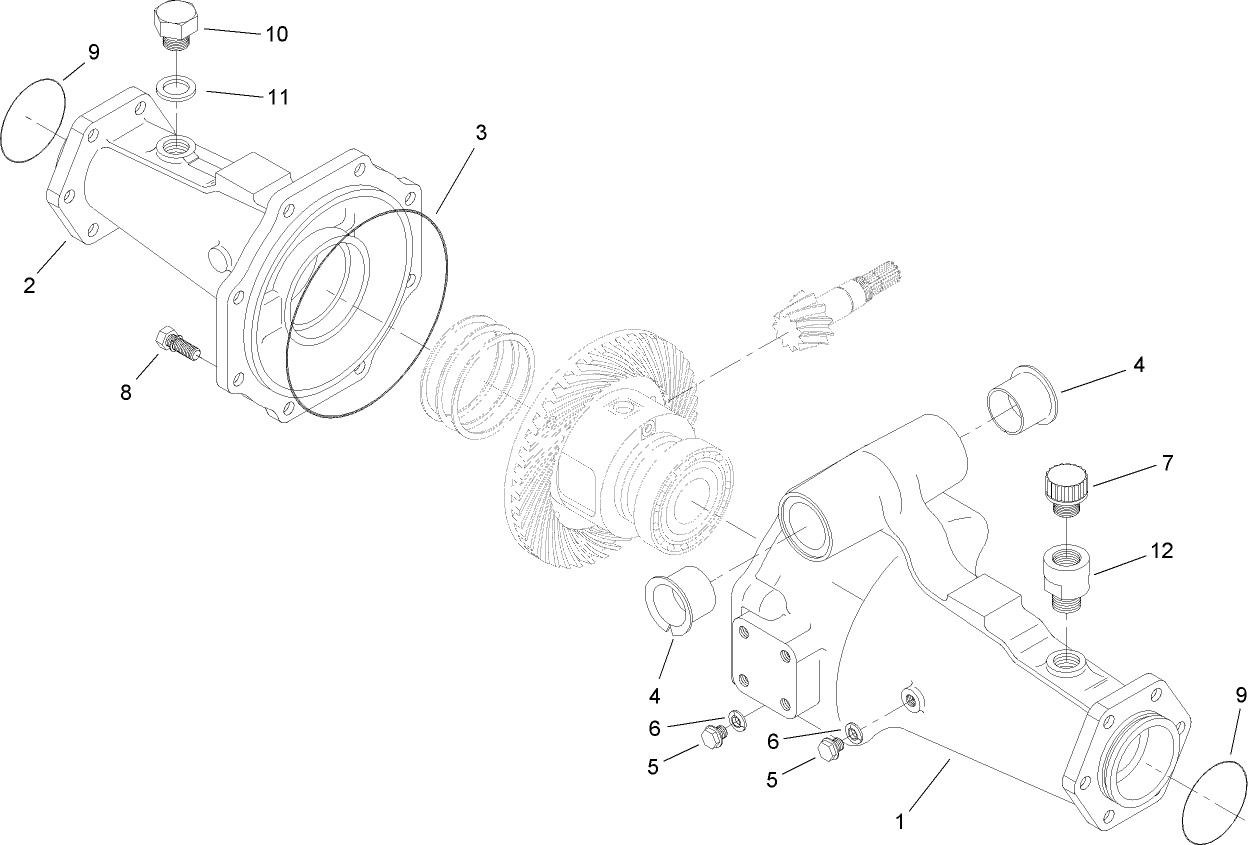 Axle Support Assembly  Rear Axle Assembly No. 110-4800