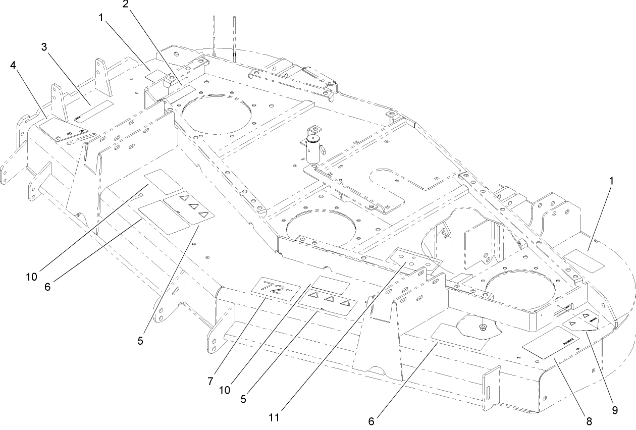 Deck Decal Assembly No. 107-7281