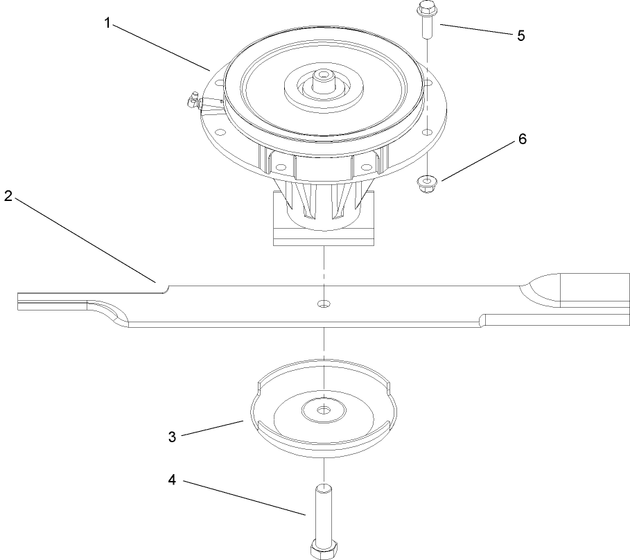 Spindle and Blade Assembly