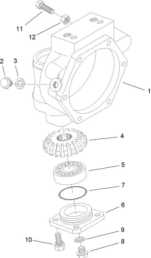 Axle Case Assembly  Rear Axle Assembly No. 110-4750