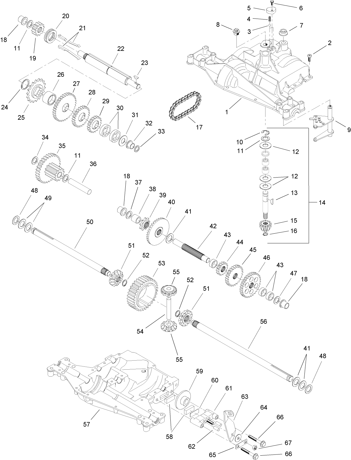 Transaxle Assembly No. 108-0110