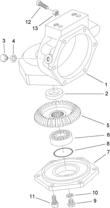 Axle Case Assembly  Rear Axle Assembly No. 106-1120