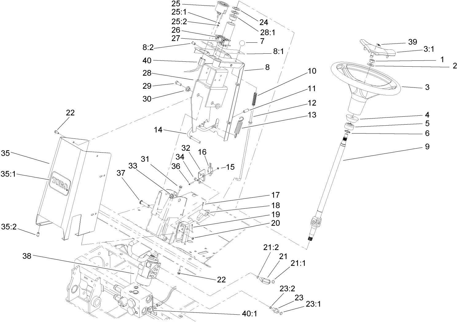 Steering Tower Assembly