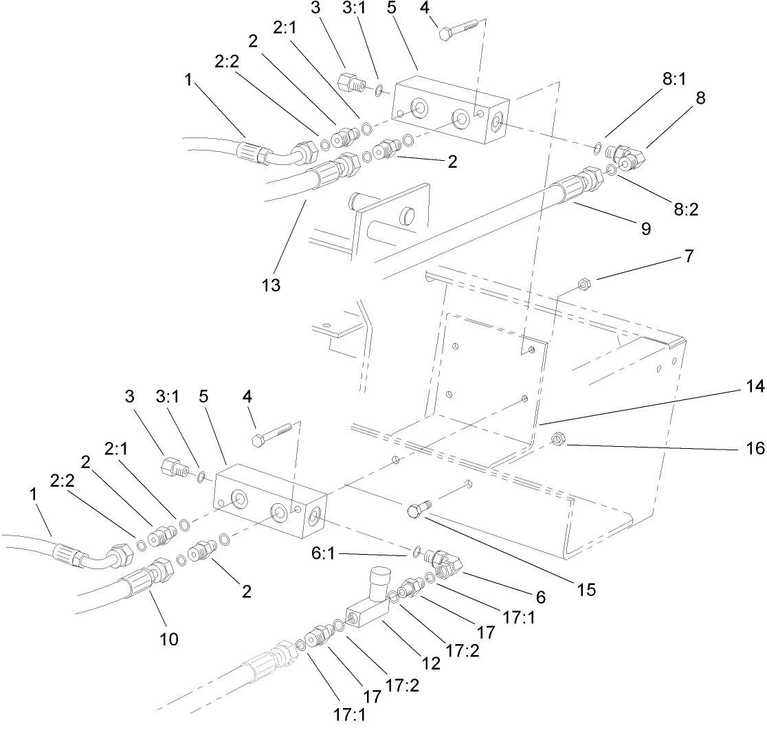 Rear Hydraulic Manifold Assembly