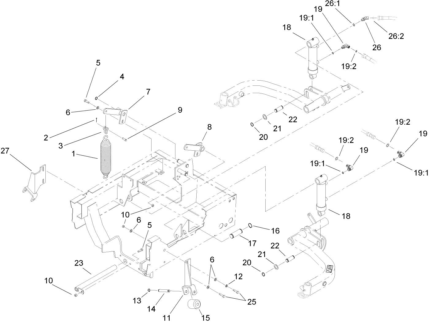 Rear Lift Circuit Assembly
