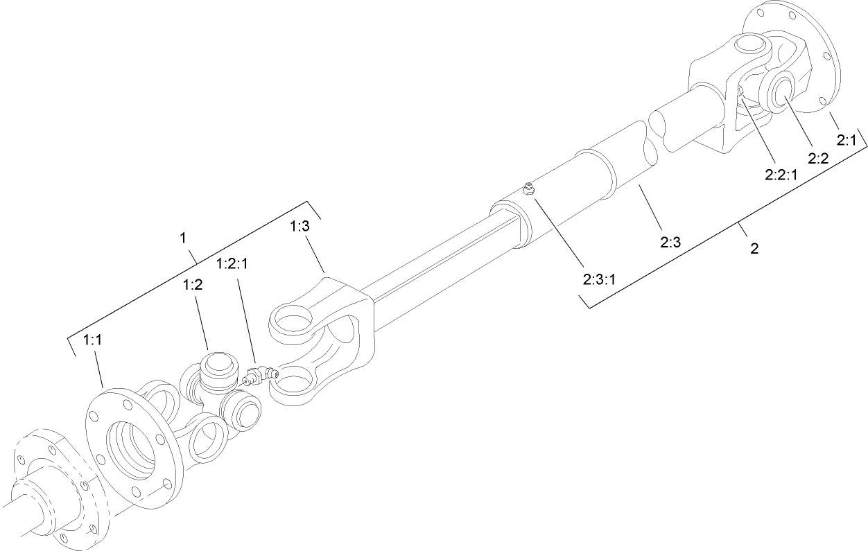 Driveshaft Assembly No. 98-5009