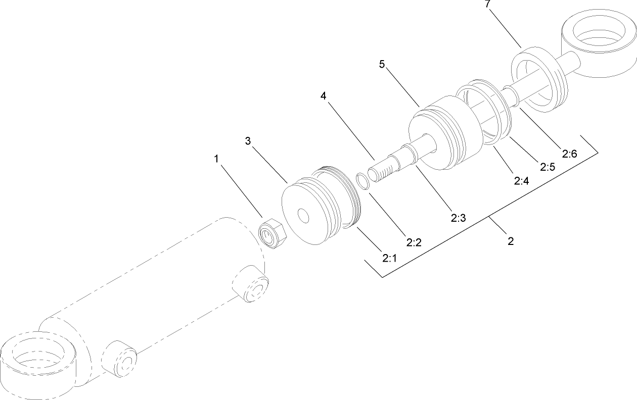 Hydraulic Cylinder Assembly No. 99-2415
