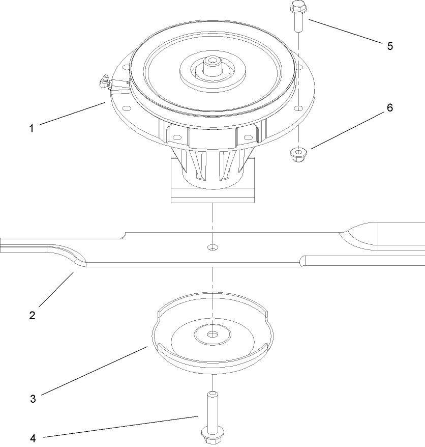 Spindle and Blade Assembly