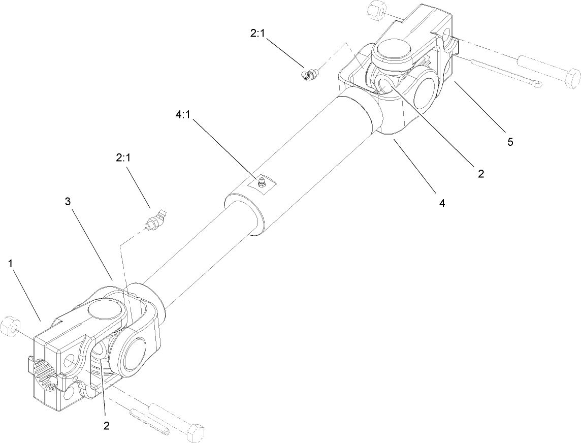 Drive Shaft Assembly No. 110-4704