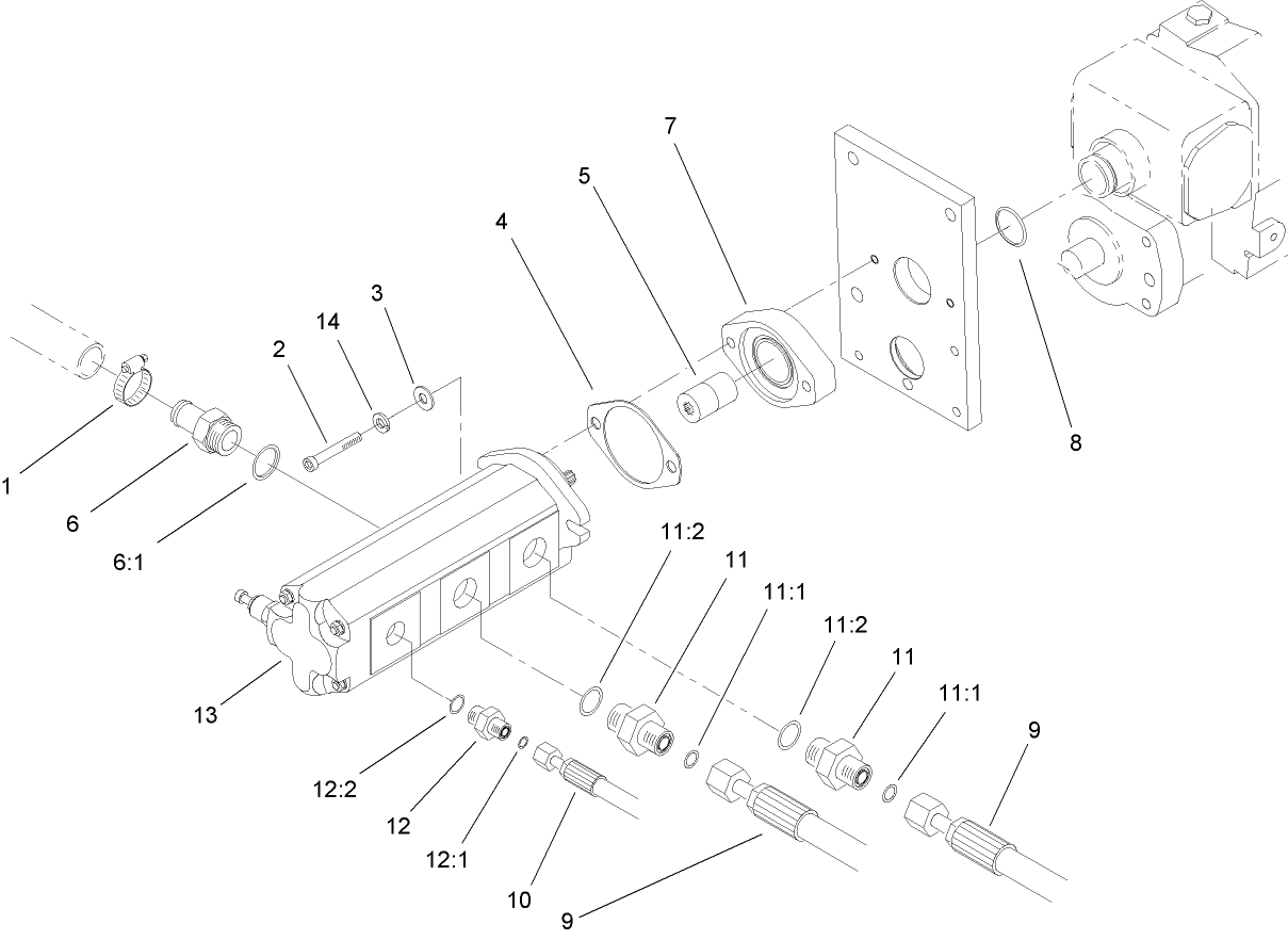 Gear Pump Installation Assembly