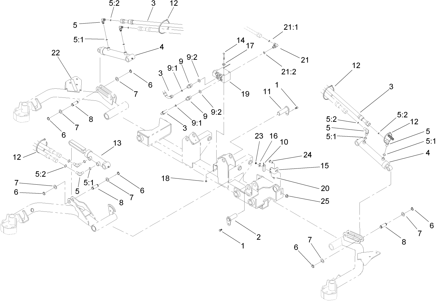 Front Lift Circuit Assembly