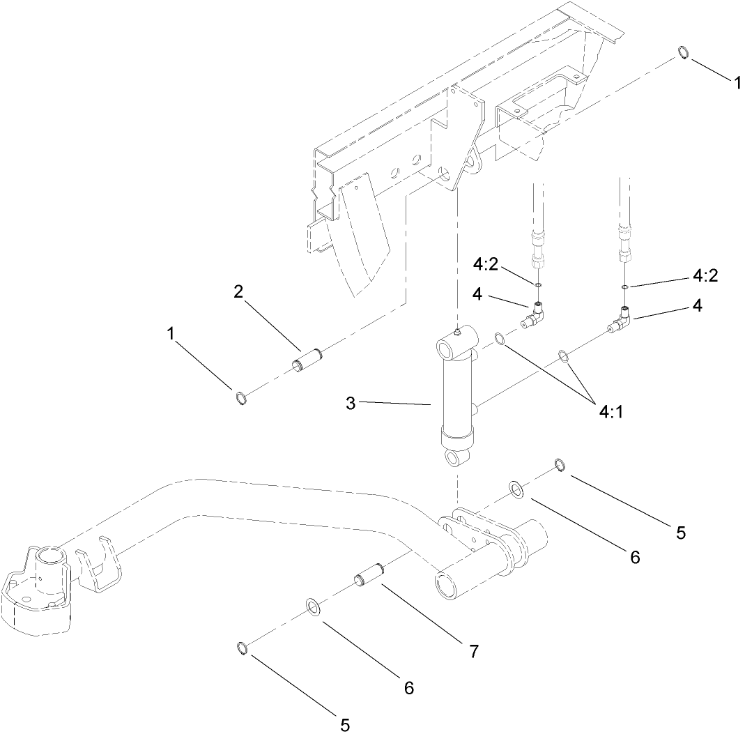 Rear Lift Cylinder Assembly