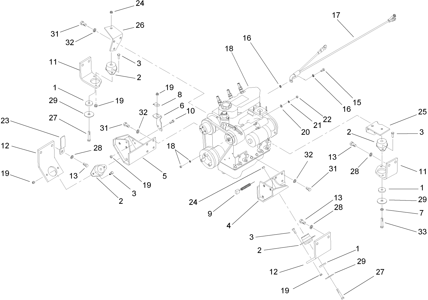 Engine Installation Assembly