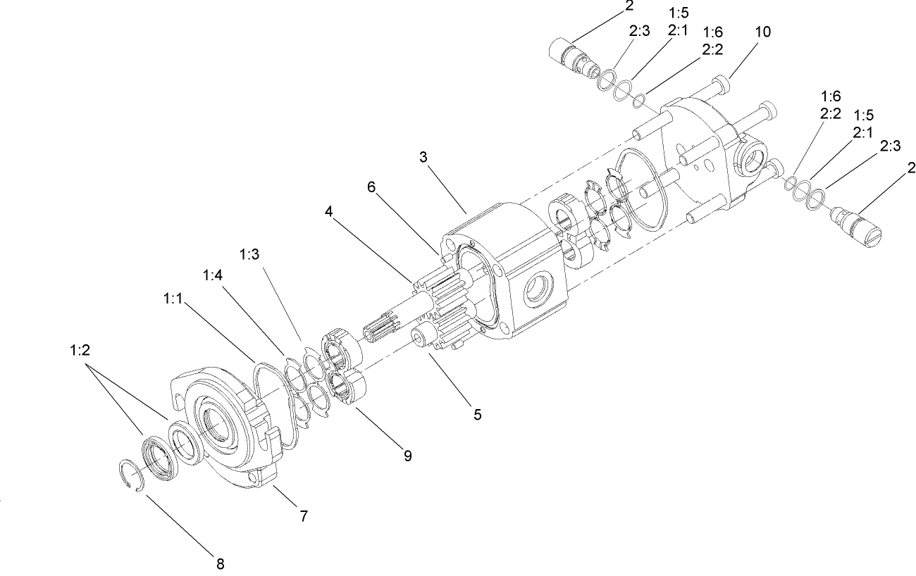 Hydraulic Motor Assembly No. 108-1447