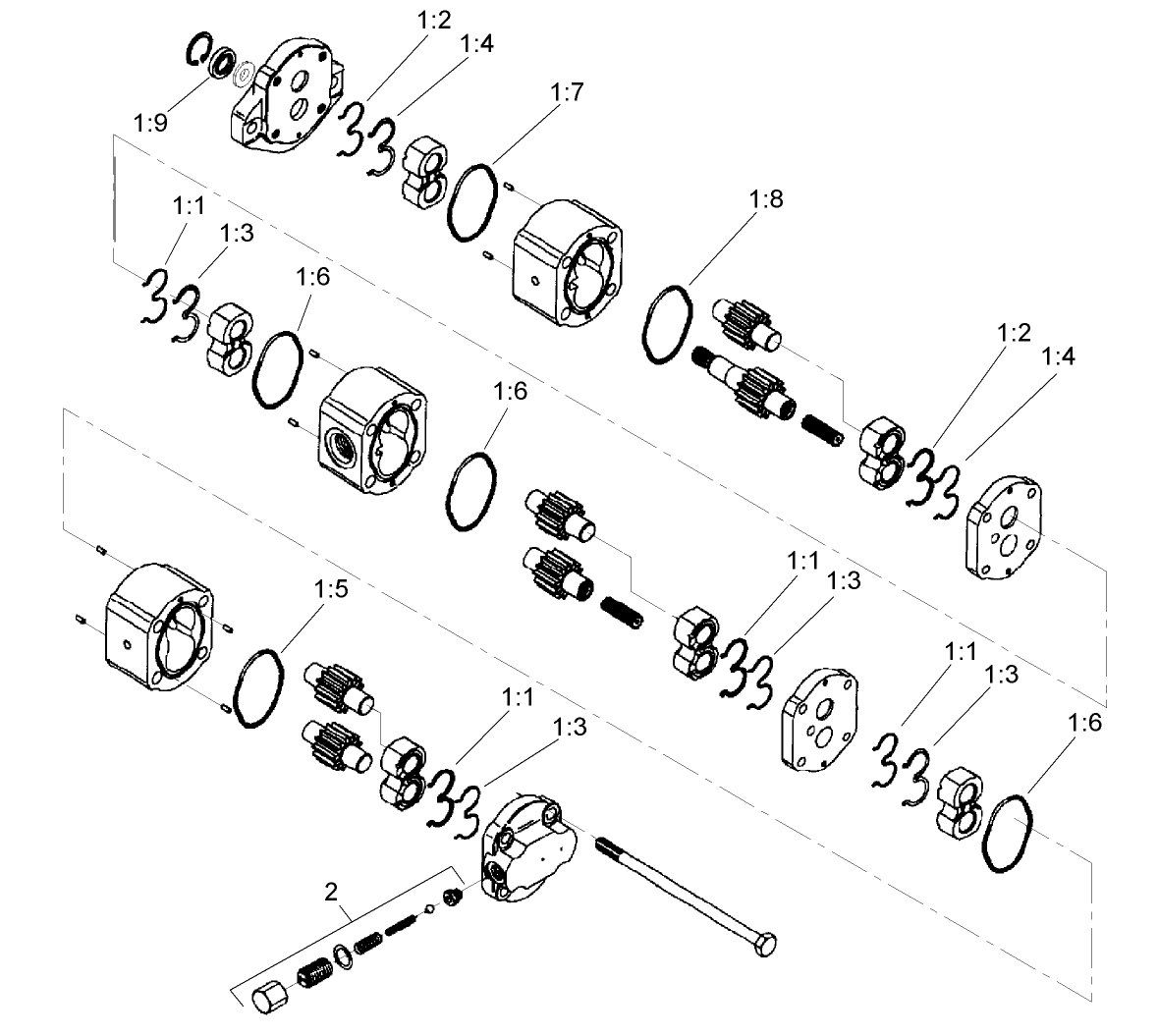 Gear Pump Assembly No. 99-6933