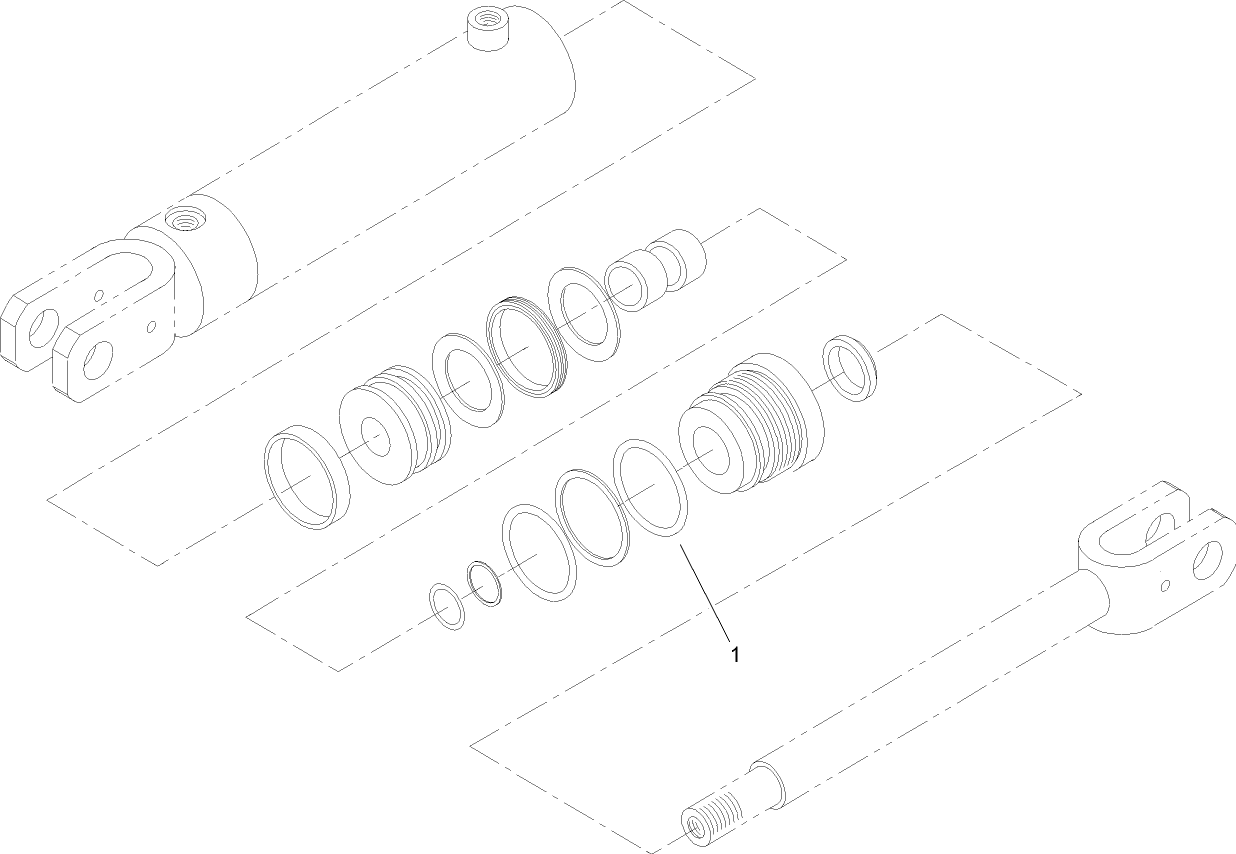 Hydraulic Cylinder Assembly No. 105-7867