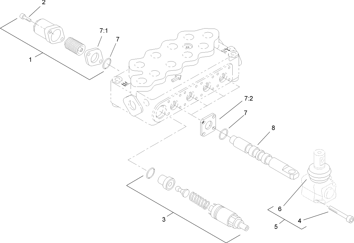 Hydraulic Valve Assembly No. 105-6246