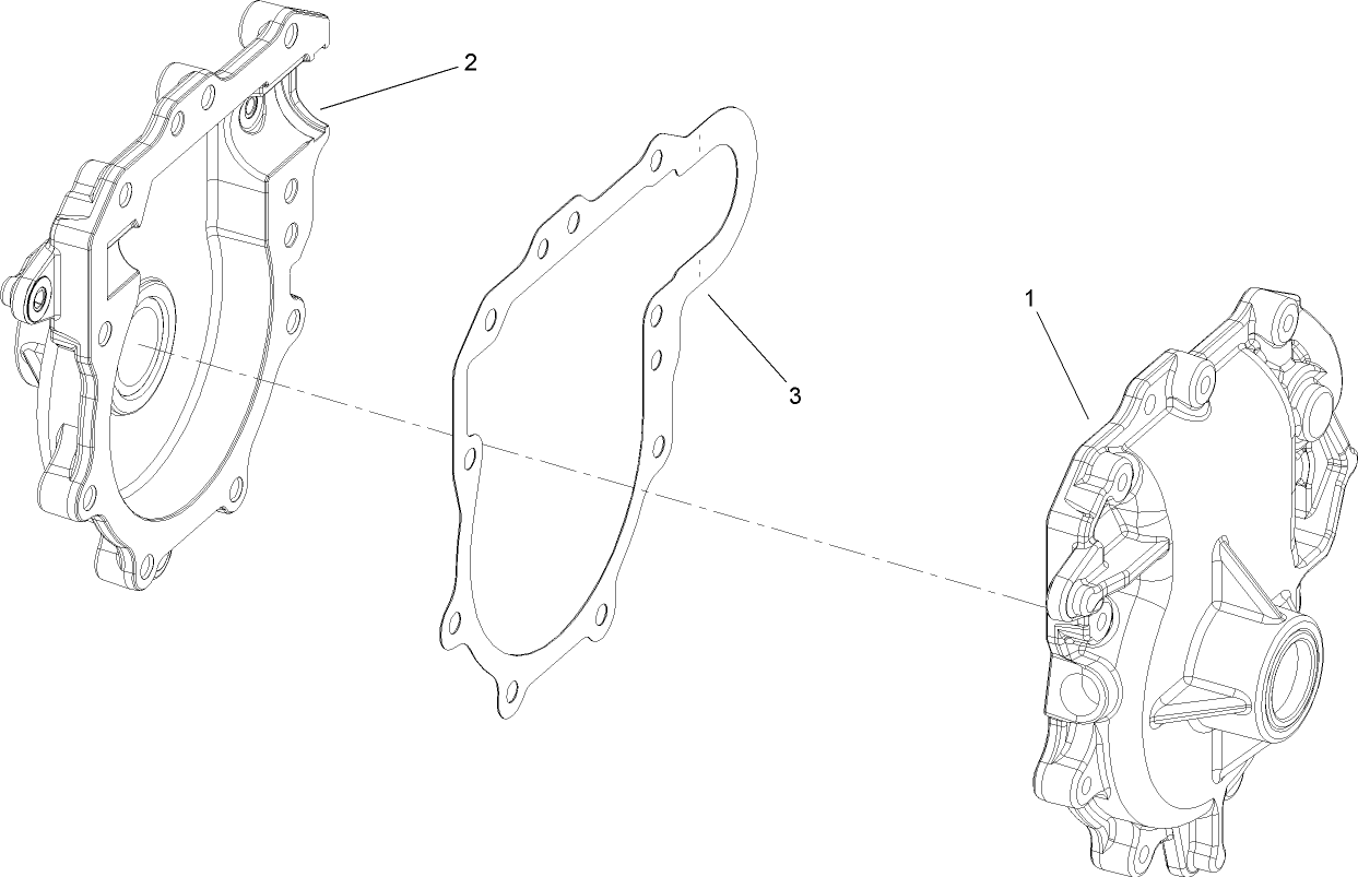 Gearcase and Gasket Assembly No. 110-3439