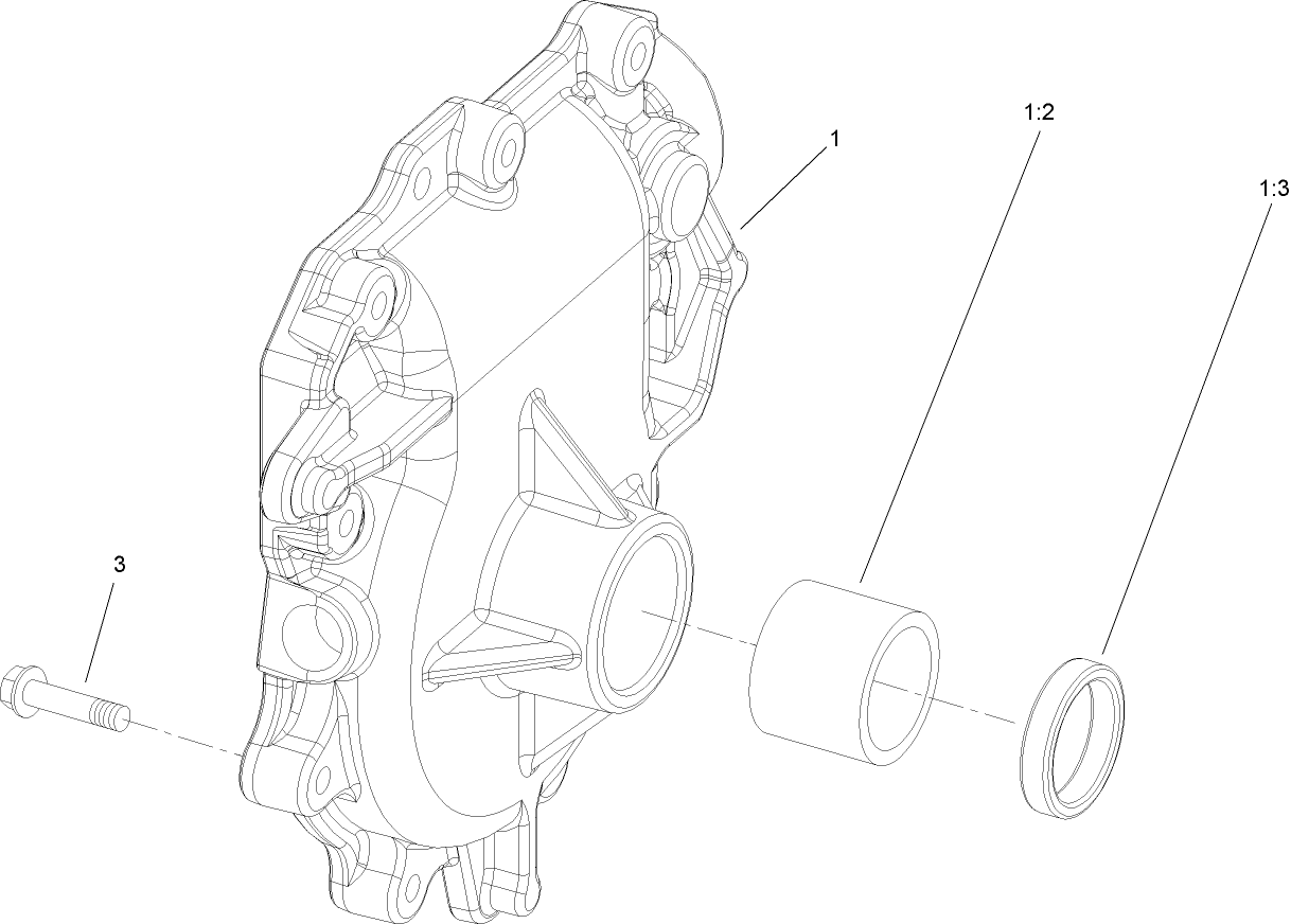 LH Gearcase Assembly No. 108-7325