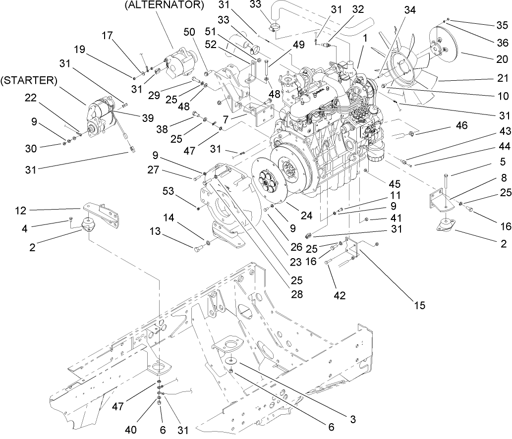 Engine Installation Assembly