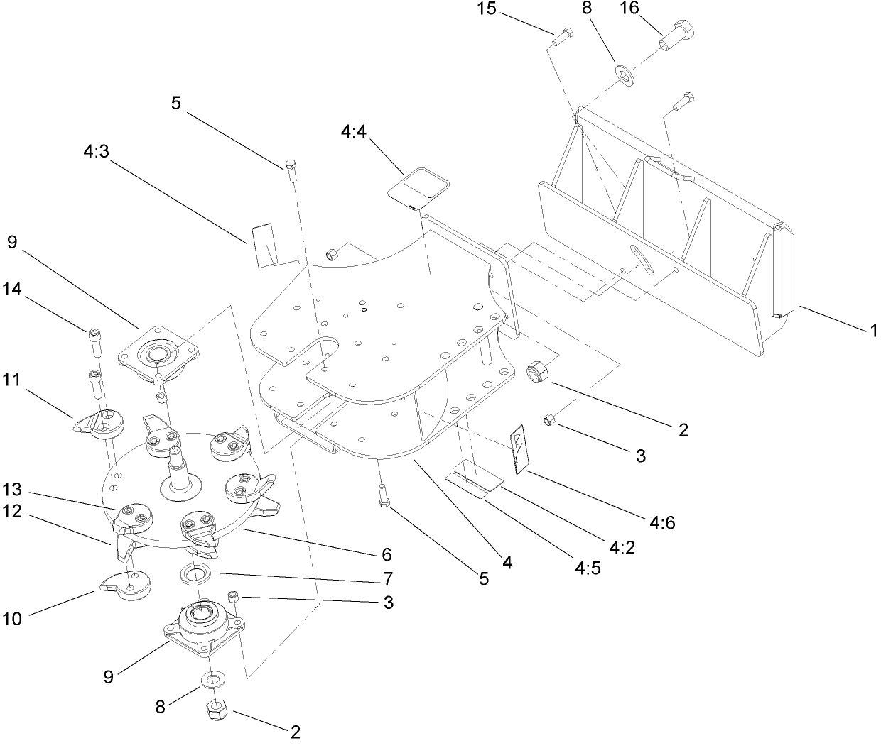 Grinder Frame and Head Assembly