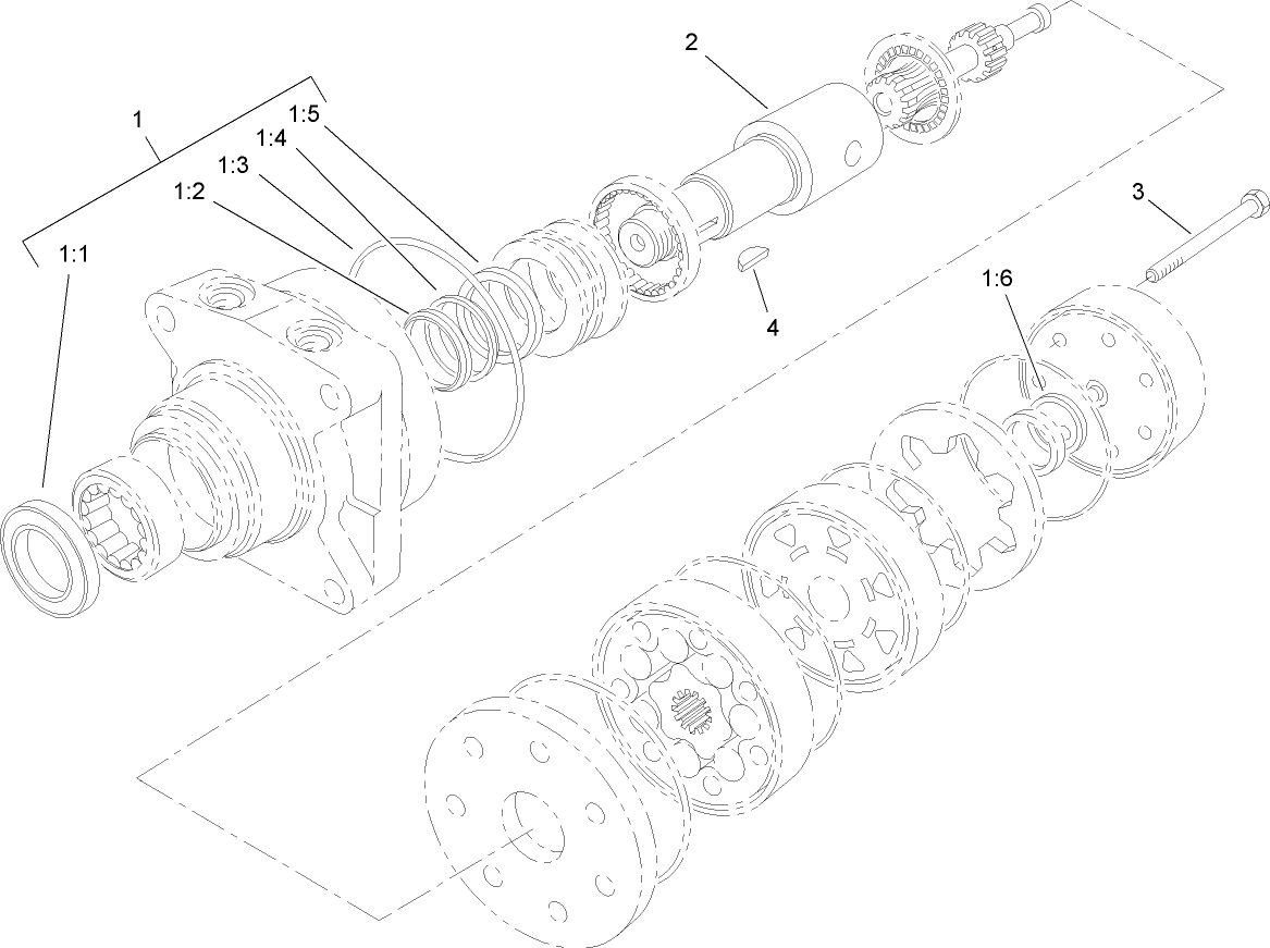 Hydraulic Motor Assembly No. 99-3052