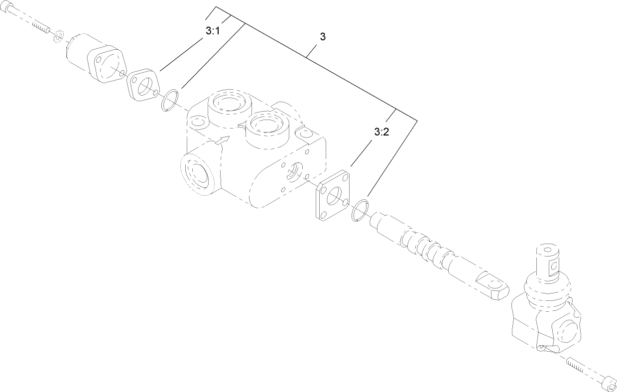 Hydraulic Selector Valve Assembly No. 99-3072