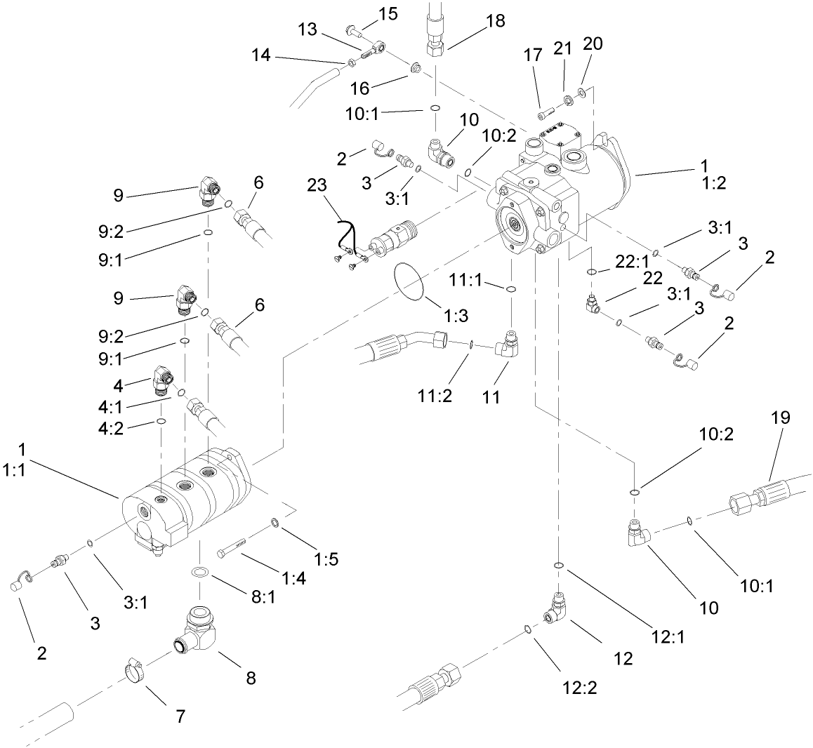 Hydraulic Pump Installation Assembly