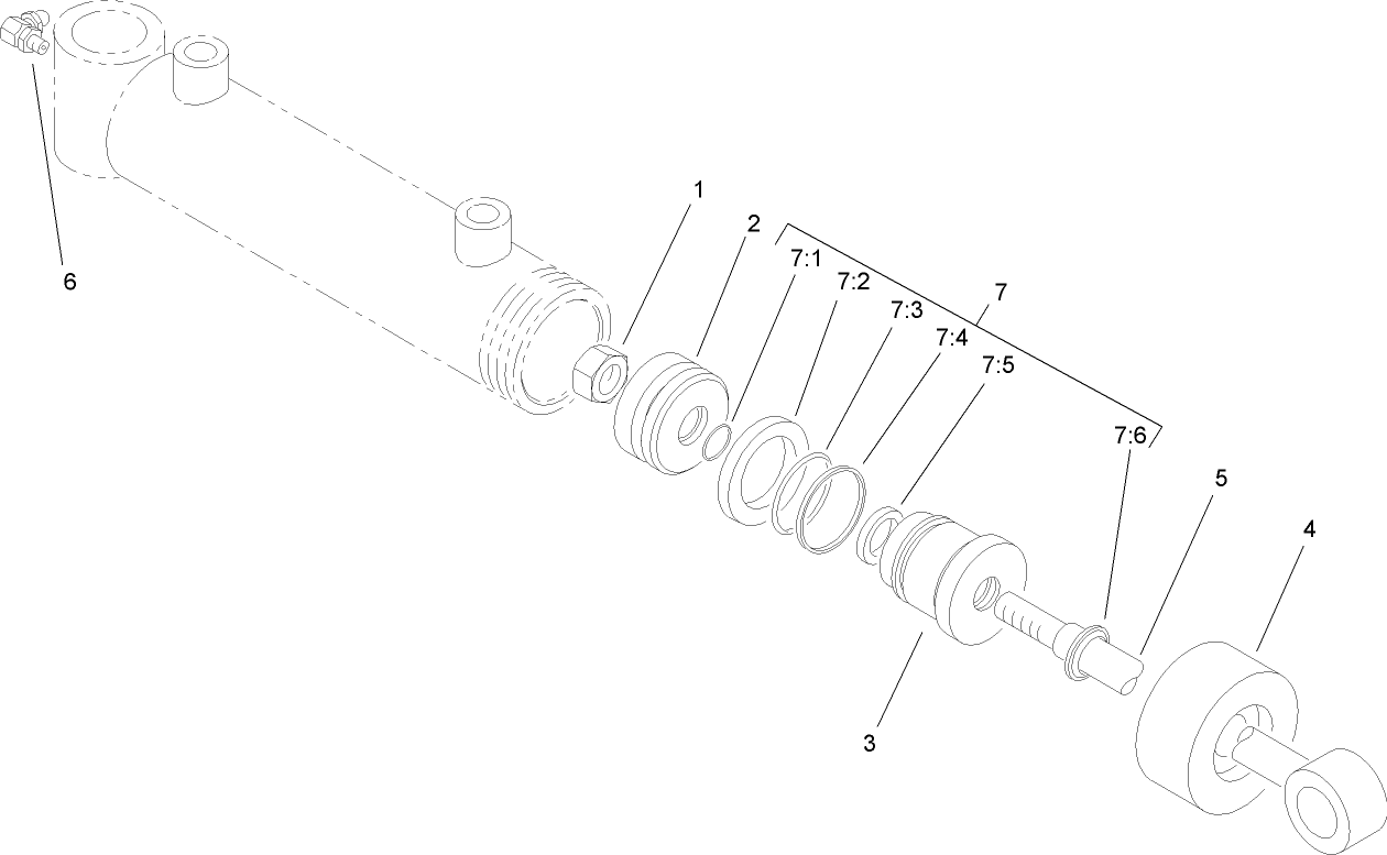 Hydraulic Lift Cylinder Assembly No. 93-2631