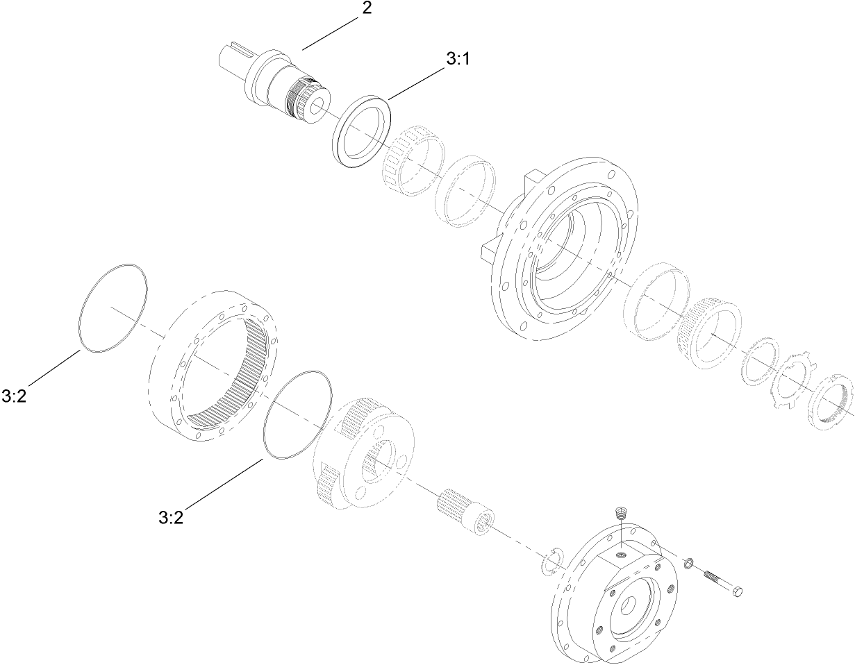 Planetary Gear Assembly No. 105-0311-03