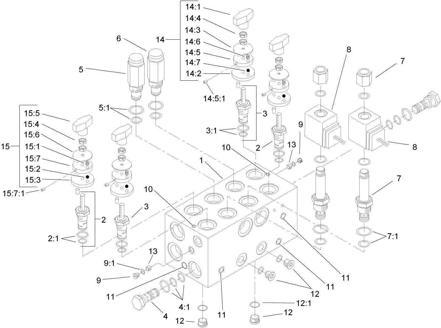 Mow Block Assembly No. 99-6978