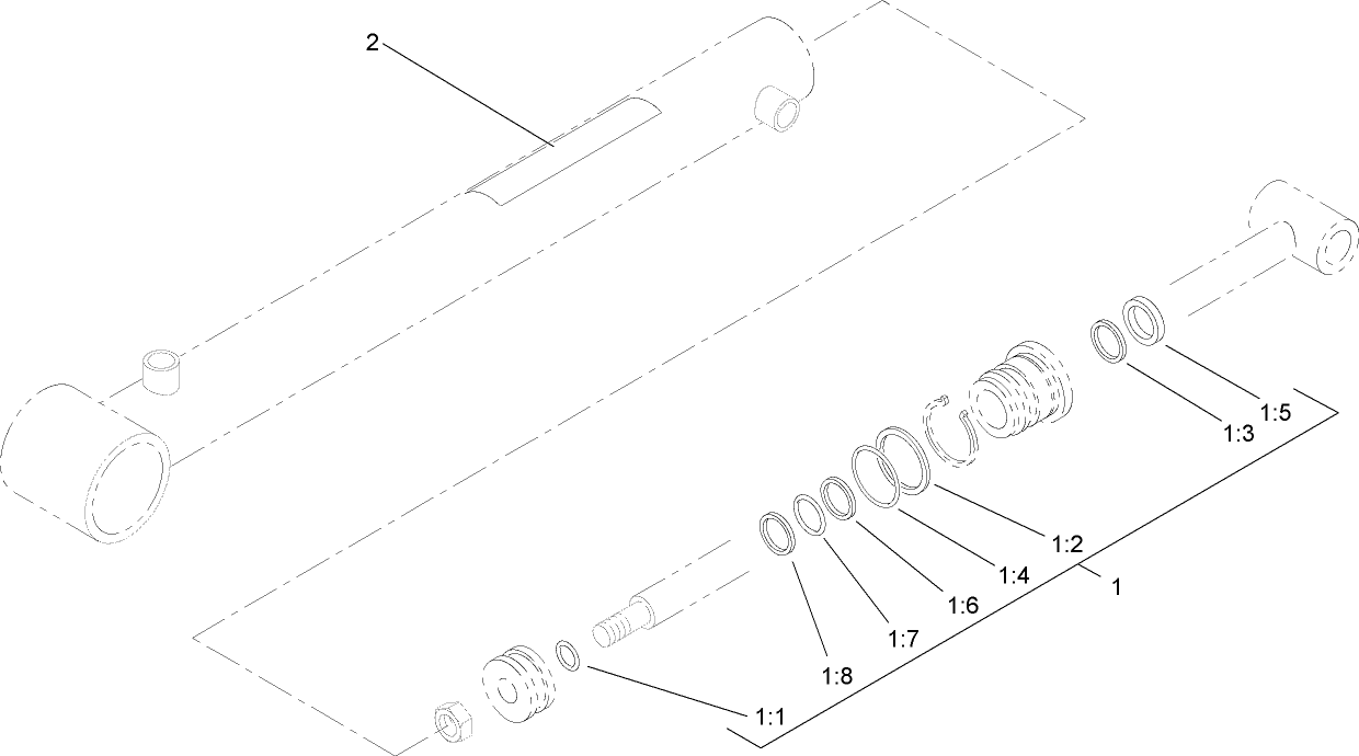 Hydraulic Cylinder Assembly No. 106-7939