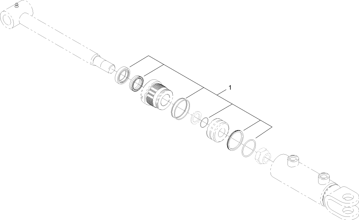 Hydraulic Cylinder Assembly No. 110-0079
