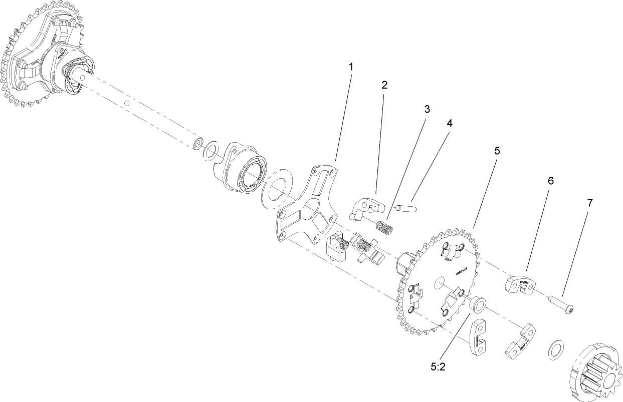 Wheel Clutch Sprocket Assembly