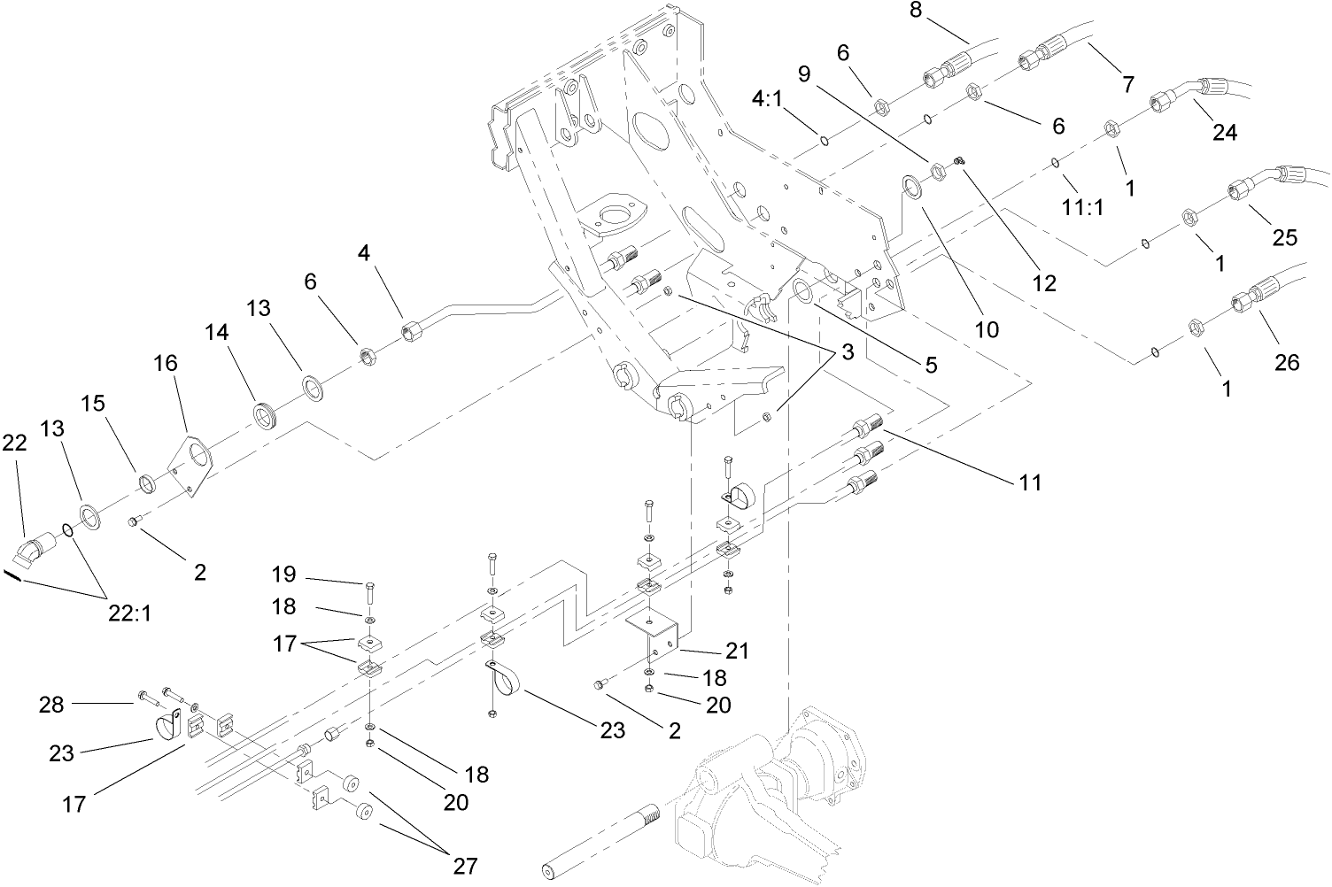 Rear Hydraulic Assembly