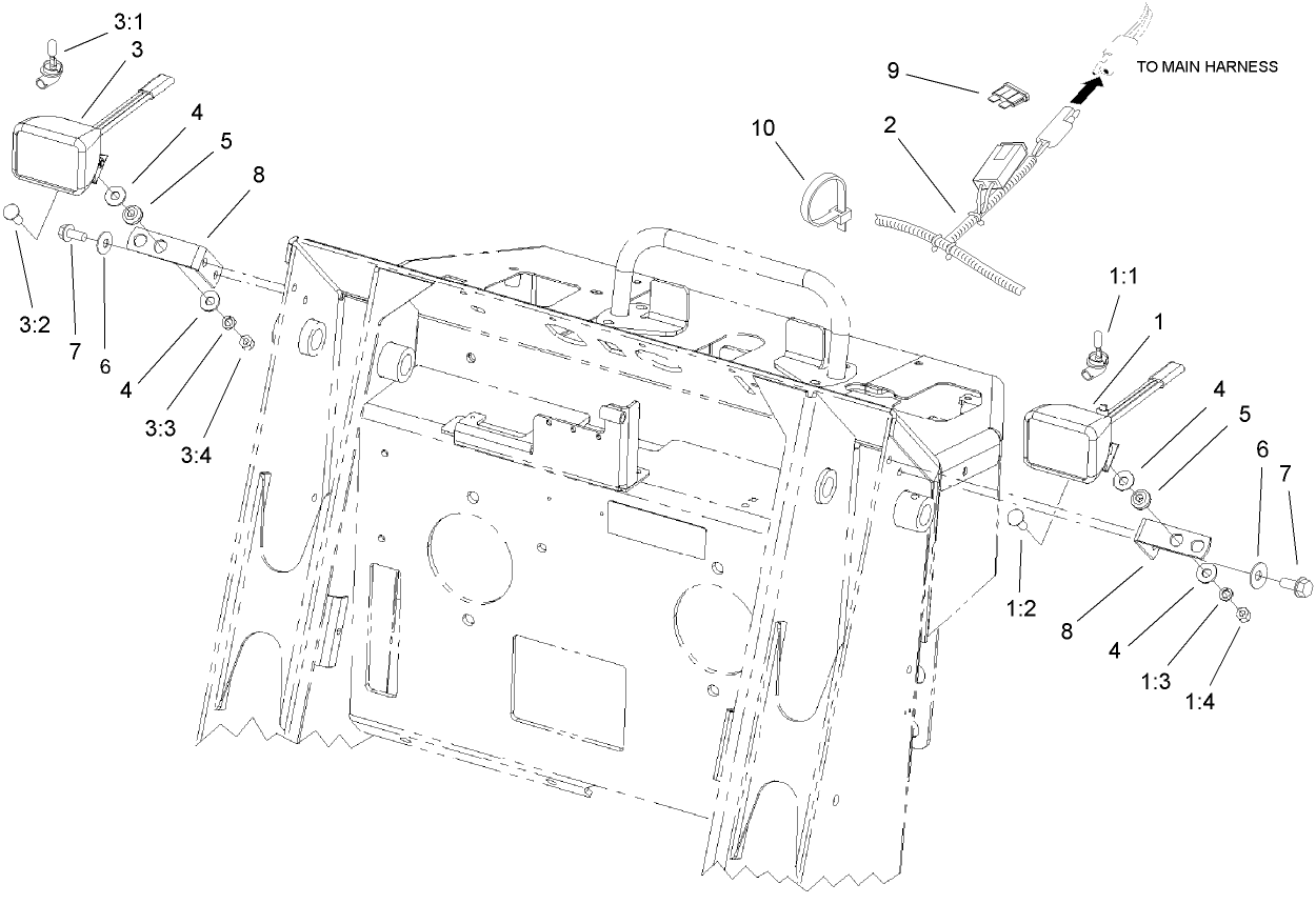 Light Assembly for 4-Paw and TX Models (Kit 100-8840)
