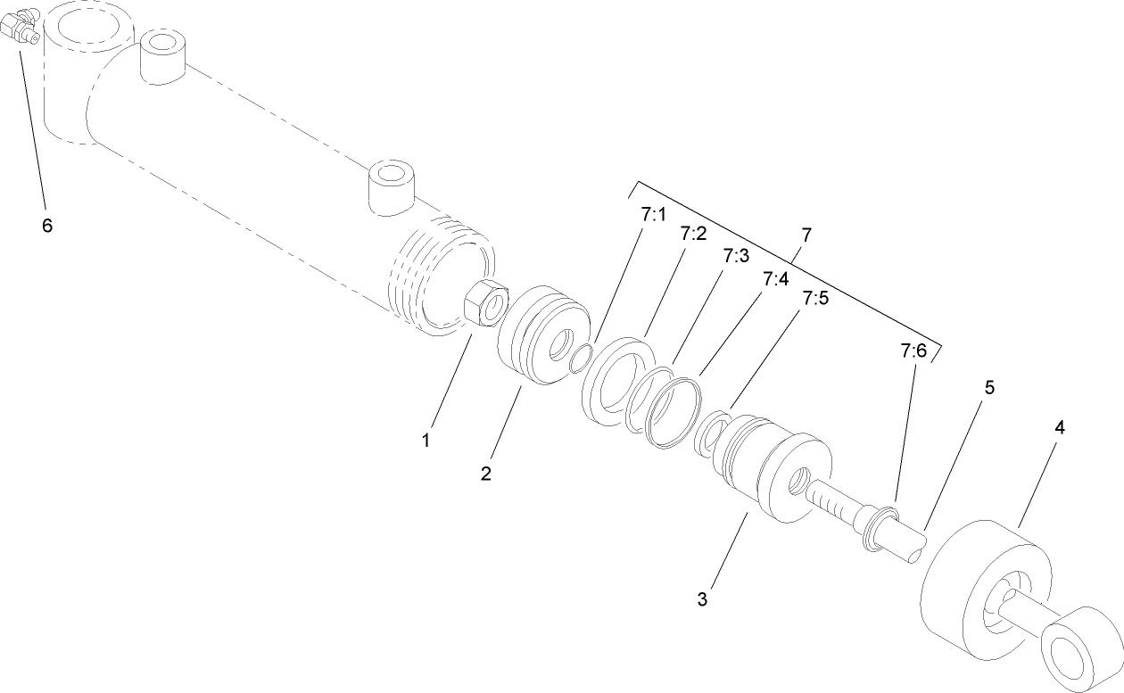 Hydraulic Lift Cylinder Assembly No. 93-2631