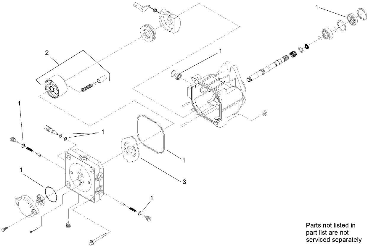 Hydraulic Pump Assembly No. 106-5705 and 106-5706