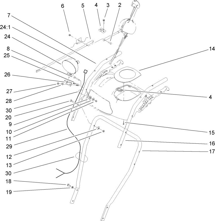 Handle and Control Assembly